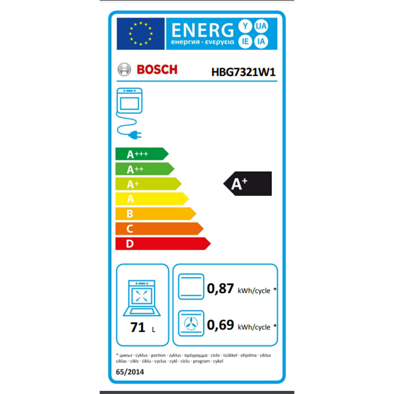 HBG7321W1 energy